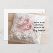 FLOWER GIRL AND RING BEARER INVITATIONS