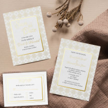 Intricate vintage inspired wedding stationary