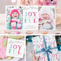 JOYFUL Christmas Cards, Gifts and Home Decor