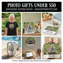 Grandma Established Year - Photo Gifts Under $50