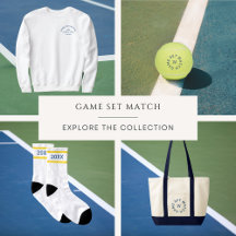 Court Blue Game Set Match Tennis Whites Collection