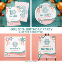 Ten is a Vibe Girl 10th Birthday Party
