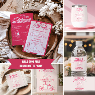 女の子行ったマイルドバチェロレッテの旅程パーティー 招待状