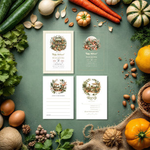 農家素朴市場ベビーシャワー アドバイスカード