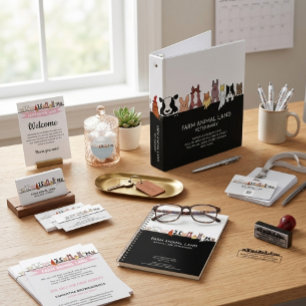 畜産動物獣医への感謝 名刺