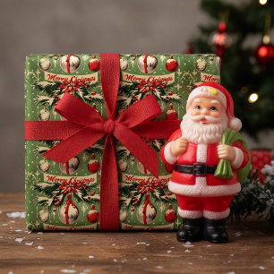 レトロなビンテージクリスマス:ミッドセンチュリーユールタイド3 シーズンカード