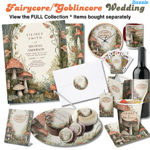 FAIRYCOREのヴィンテージ結婚自然愛おとぎ話 招待状