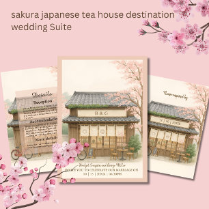 桜の伝統茶屋デスティネーションウェディング 出欠カード