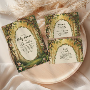 ストーリーブックウッドランドフォレストラッフルおむつ エンクロージャーカード