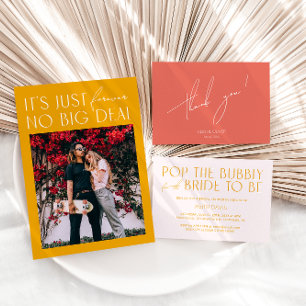 モダンオミニマル鮮やかレンジ結婚式 プログラム