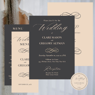 ミニマエレガントリストのアーモンドグレイ結婚ズ ゲストブック