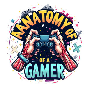 Anatomy of a Gamerシャツ鮮やかデザイン- Tシャツ