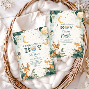 ウッドランド・ヒューストン我々は少年おむつラッフルを持っている エンクロージャーカード