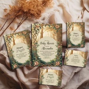 魅惑の森のラッフルおむつ エンクロージャーカード