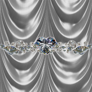 60周年結婚記念日のダイヤモンドハート クッション