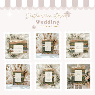 南西部サボテン結婚景観 サンキューカード