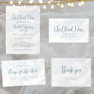 花嫁は最高の気分 エレガントな結婚前お茶会 招待状