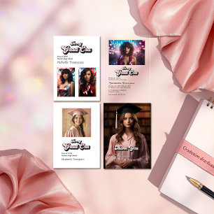 トレンディー学年卒業式 招待状