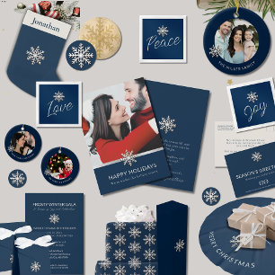 ミニマルスタイリッシュリストスノーフレーククリスマスツリースカート ブラッシュドポリエステルツリースカート