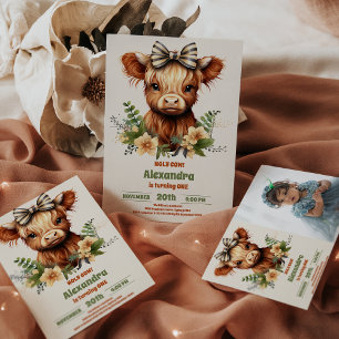 ファームホーリーカウハイランド1歳の誕生日 紙コップ