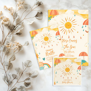 ここ来に息子の黄色の太陽 ペーパープレート