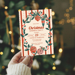 赤いストライプクリスマスはキャンディの杖 ラッピングペーパー