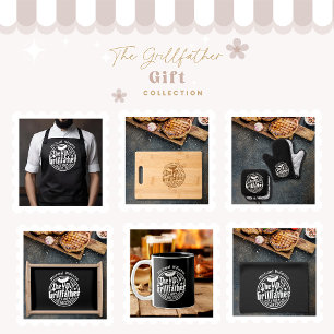 白黒パパパーソナライズされたBBQグリルファーザ ゴルフヘッドカバー