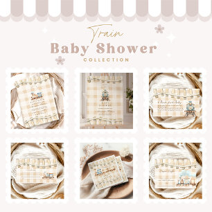 ニュートラルウォーター列車シャワーおむつラッフル エンクロージャーカード