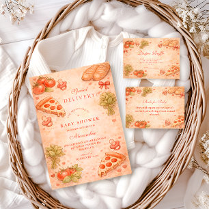 Sweet Pizza ベビーシャワー スタンダードカクテルナプキン
