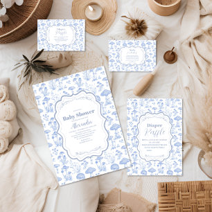 トイルドゥジュイマッシュルームウッドランドブックスベビー エンクロージャーカード