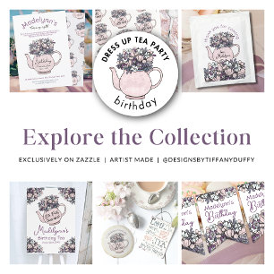 ガールズ誕生日ティーパーティーフローラ バンティングフラッグ