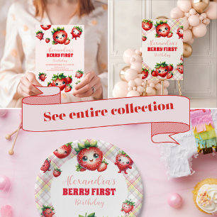 ストロベリーファースト誕生日 紙コップ
