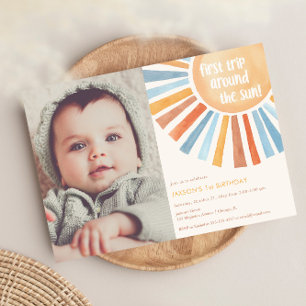 最初の旅のまわりに太陽の最初の誕生日パーティー ポスター