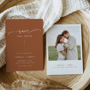 シエナテラコッタウィドゥ結婚式招待状 招待状