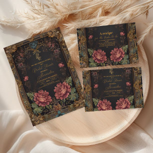 フローラビクトリアンゴシックブライダルシャワー 紙コップ