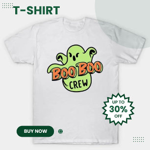 不気味No booze Just Boos Tシャツ