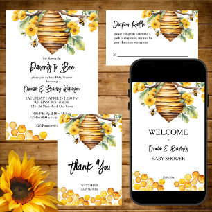 ママtoビー春ビー赤ちゃんシャワーテンプレート フェイバーボックス