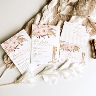 パール&プロセッコブライダルシャワーレシピカード