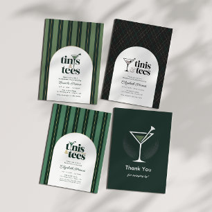 Tinis & Tees カントリークラブ ゴルフパーティー サンキューカード