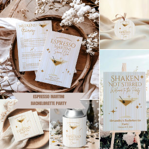 エスプレッソマティーニ独身最後の夜会 招待状