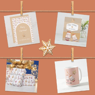 かわいい水の色の冬のグロー雪だるまCookie コーヒーマグカップ