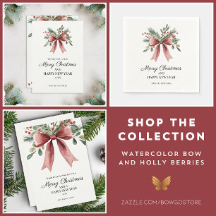 水彩ベビーの初めてのクリスマス名Red 素朴 セラミックオーナメント