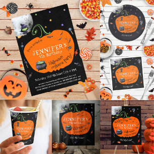 ラブリーウォータカラーハロウィンキッズコスチュームパーティー 紙コップ