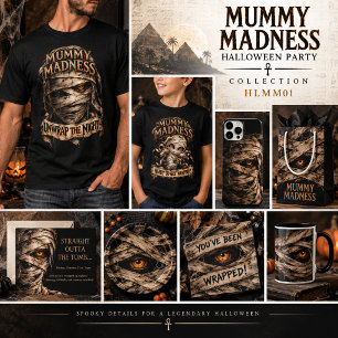 ミイラ・マッドネス   ハロウィン コスチューム パーティー Tシャツ