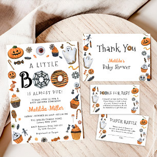リトルブー ハロウィン ベイビーシャワー 招待状