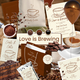 コーヒー好きのブライズメイドへのプレゼント   ブライズシャワー トートバッグ
