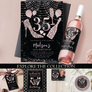 パーソナライズされたフォトラグジュアリー35誕生日 ハンドファン