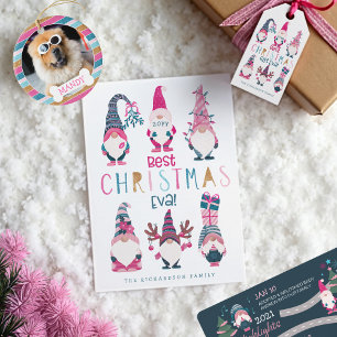 最後にハグ&キスおもしろいブライトクリスマス格言 シーズンカード