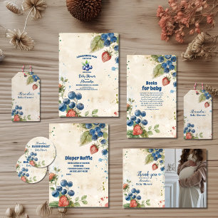 ボホストロベリーベリースイートベビーシャワー フェイバーボックス