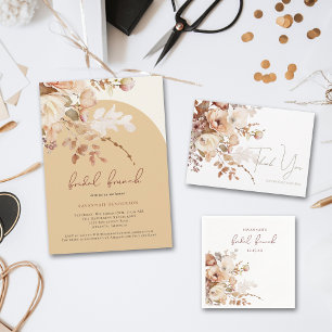 暖エレガントかい赤面フローラブライダルシャワー スタンダードカクテルナプキン